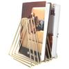  Marcapáginas de Metal Plegable Flexible de Escritorio Innovador Organizador Soporte para Libros para Escuela Oficina Oro