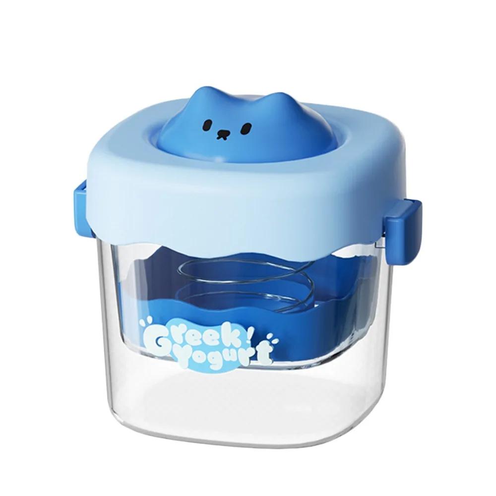 Yogurt Strainer Filter Reusable Fine Mesh For Homemade Greek Yogurt Thickener Kitchen Tool Milk Soy Juice Filtration синий