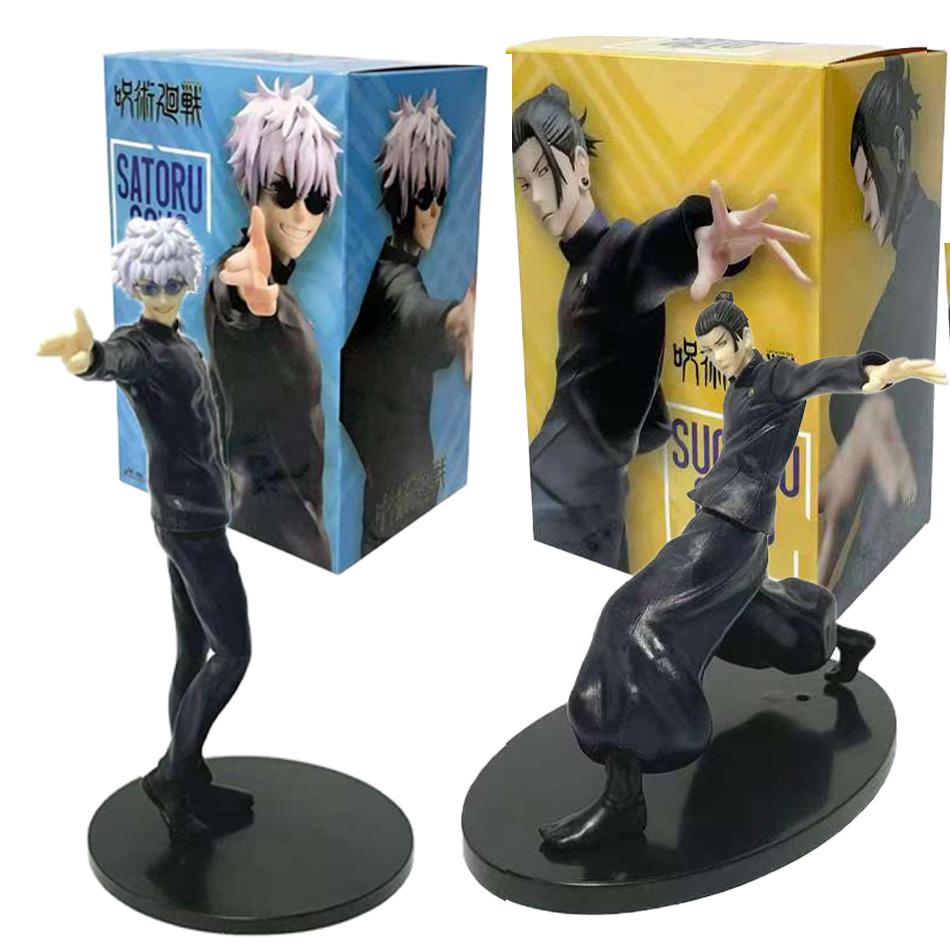 17CM Anime Satoru Gojo Statue Jujutsu Kaisen Figure Geto Suguru combact Action Figure Model Toys Gifts Collection Decoration PVC