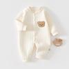Quilted Baby Jumpsuit: Warm Winter Romper & Thicken Air Cotton Pajamas