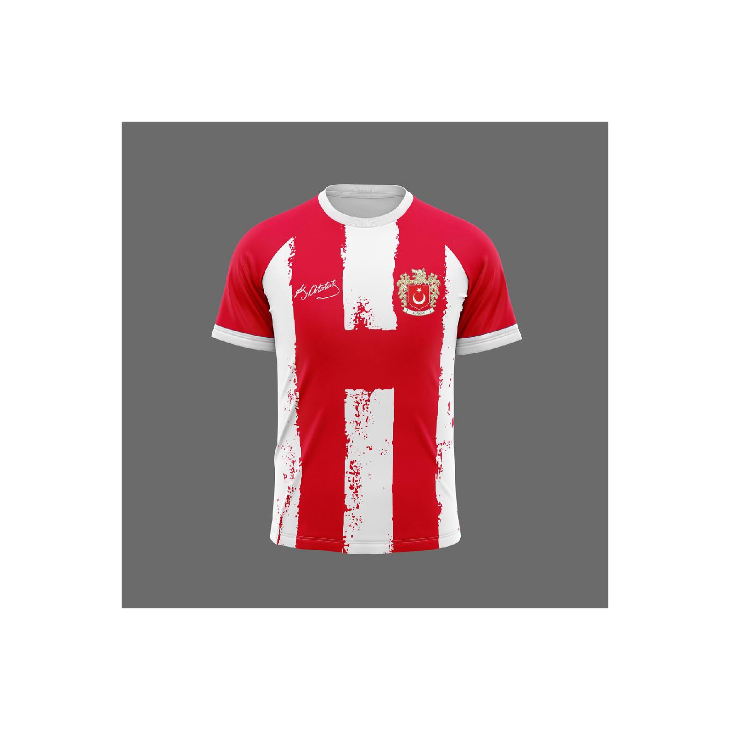 

National Team Concept Jersey With Bozkurt Logo And Atatrk Signed Sticks S красный