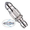 Corrosion Resistant Heavy Duty Drain Jetter Nozzle for High Pressure Washers 4000PSI Capable Lightweight Ergonomic Design