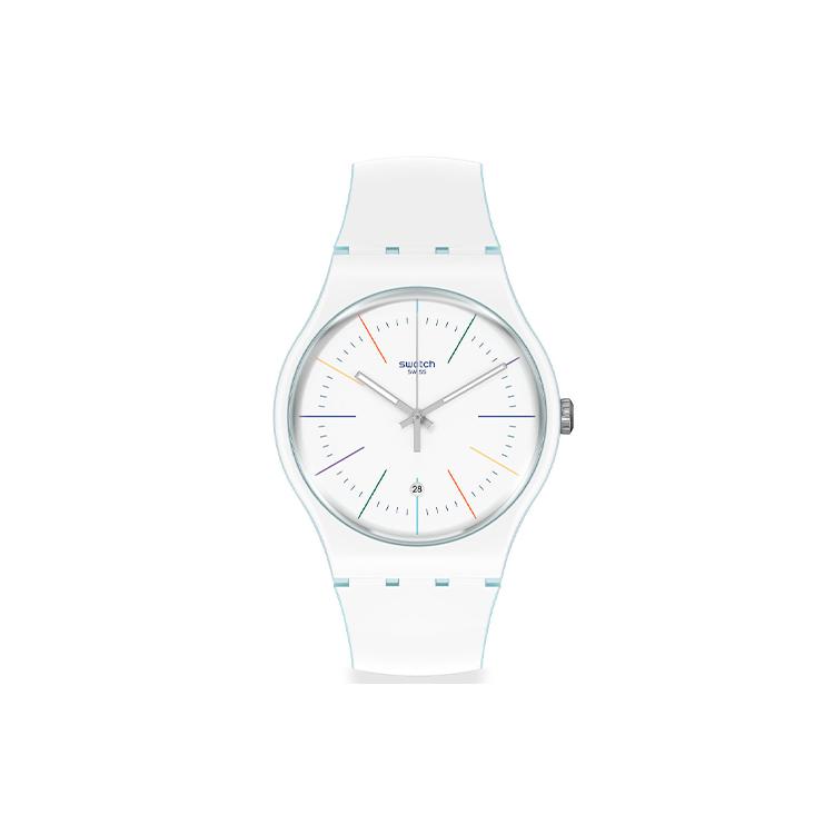 SWATCH Unisex White Watch SUOS404 SUOS404 41mm