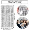 1/2/3Pack Glitter Party Backdrop Metallic Foil Tinsel Fringe Curtain Birthday Wedding Graduations Decoration Anniversary Photo. 5
