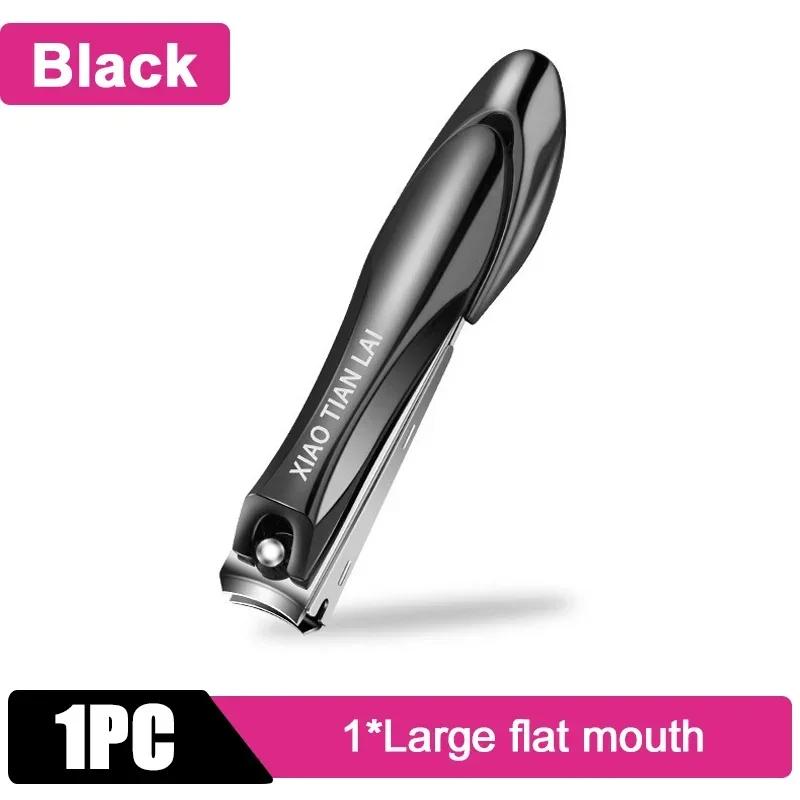 Stainless Steel Nail Clippers Toenail and Nail Clipper Cleaner Personal Care Trimming Tools Splash Proof Nail Clippers