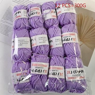 11PCS 111g Milk Yarn Handmade Coarse DIY Weaving Yarn Ball For Sweater Hat Scarve And Other Clothing Soft Crochet Knitting Yarn