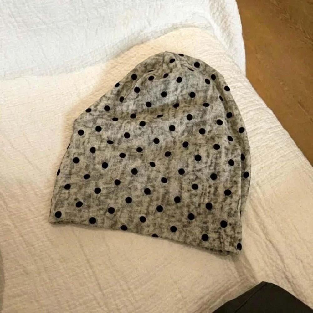 Versatile Style Paisley Beanie Vintage Breathable Slouchy Hat Face Framing Bonnet  All Season
