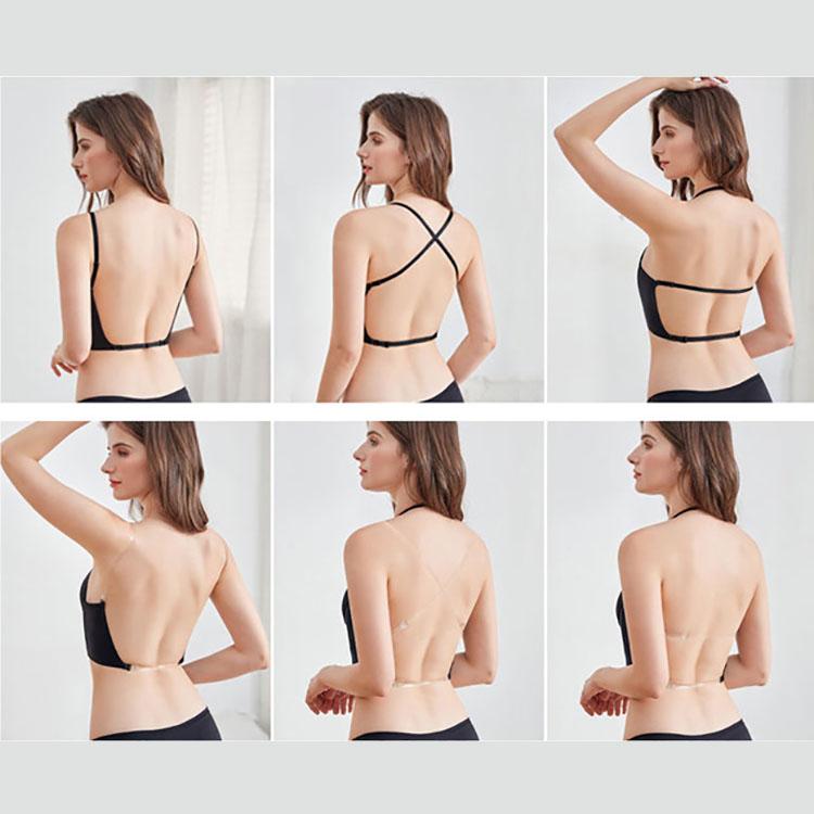 Backless Bra Push Up Lingerie Sexy Seamless Invisible Bra Sensual Lingerie Wide Bras for Women