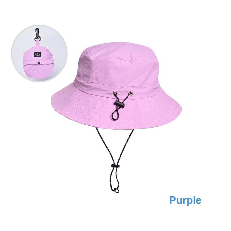Outdoor Waterproof Bucket Hats Men Women Foldable Fisherman Hat Sun Protection Hat Boonie Hat Camping Hiking Garden Safari Beach