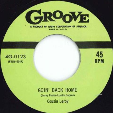 

7inch Record COUSIN LEROY - Goin Back Home / Catfish 4G0123 Groove 1955 UK Blues