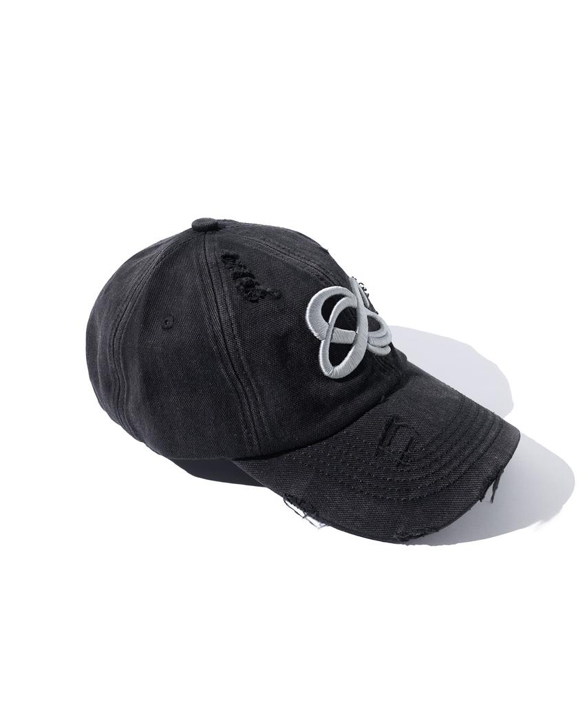 MASSNOUN Unmeasured Washed Dyed Vintage Ball Cap Msiac001-Bk
