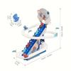 Dinosaur Track Slide Toy, Electric Climbing Stairs, Music Light, Kids Educational Toy, Birthday Gift