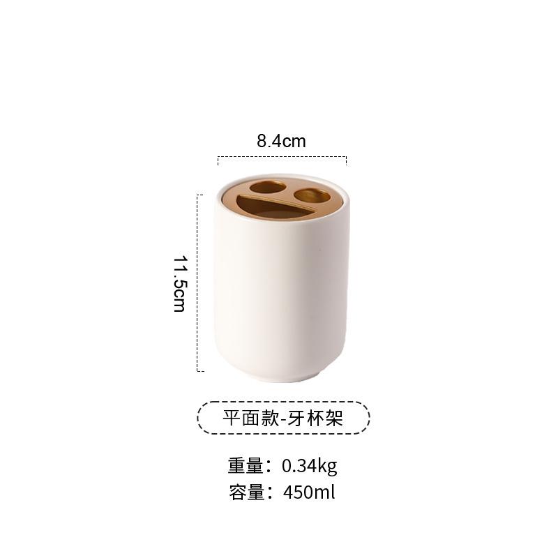 Creative Ceramic Toothbrush Holder Rinse Cup Bathroom Accessories Home Ceramic Rinse Cup Toothbrush Holder Hotel Home Decoration