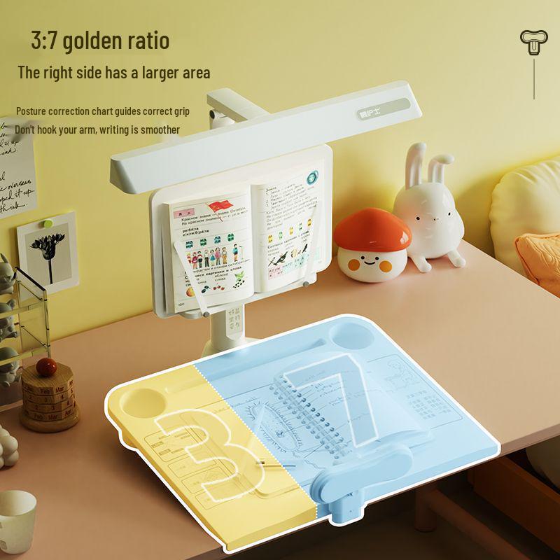 Luminária de Mesa Infantil com Proteção para os Olhos, Correção de Postura, Anti-Miopia e Porta-Canetas