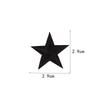 Repair Clothing Patch 10 Pcs Little Star Embroidered Iron On Patches Sew On Fabric Applique DIY Clothes Decoration