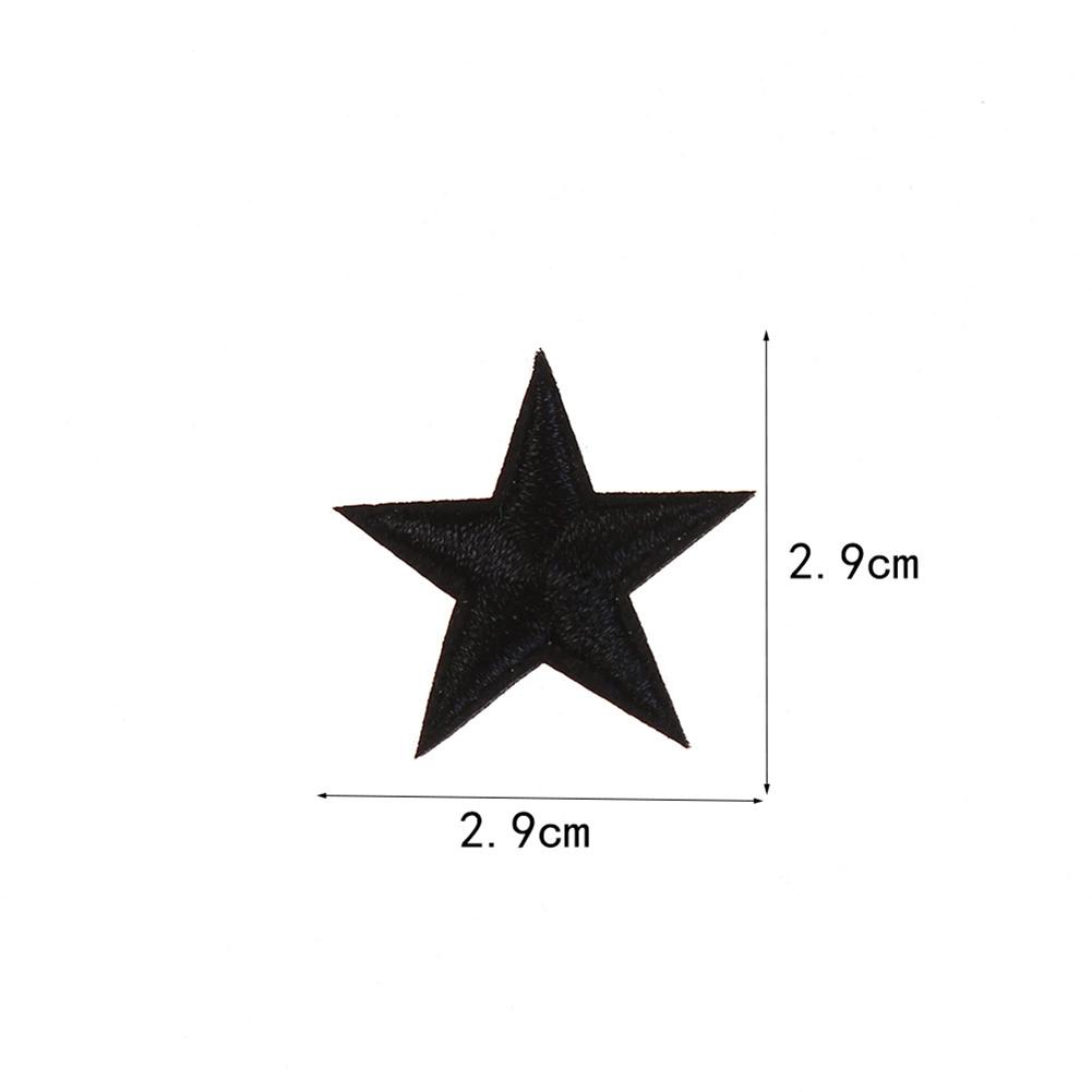 Repair Clothing Patch 10 Pcs Little Star Embroidered Iron On Patches Sew On Fabric Applique DIY Clothes Decoration