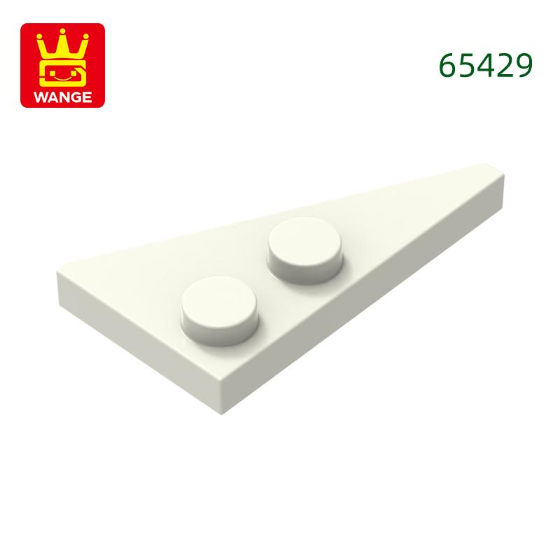 Non-Toxic 196Pcs/Lot 65429 2X4 Wedge Plate Left Pointed Building Blocks Moc Accessories Compatible With Brick Diy Spare Parts To