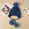 Sweet and Cute Patch Knitted Wool Hat Autumn and Winter Outdoor Travel Cold and Warm Hat Versatile Face Showing Small Pullover Hat