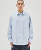 BALLUTE Cotton Tencel Over Silhouette Shirt (Sky Blue)