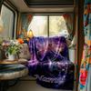 Mystical Dragon Overlooking Enchanted Castle Blanketcustomizable With Your Namecomfortable And Stylish Perfect For Travel Beds Chairs Offices Sofas