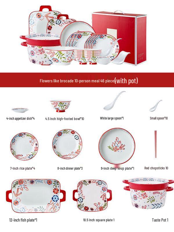 

Naijiang Japanese Ceramic Dinnerware Gift Set