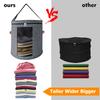 Hat Storage Box Foldable Pop Up Clothes Scarf Children's Toys Dustproof Organizer Case Portable  Adjustable Shoulder Strap
