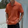Men's New Collar-style Retro Short-sleeved Shirt - Versatile Old Money Style Top - Beach and Casual Shirt for Men