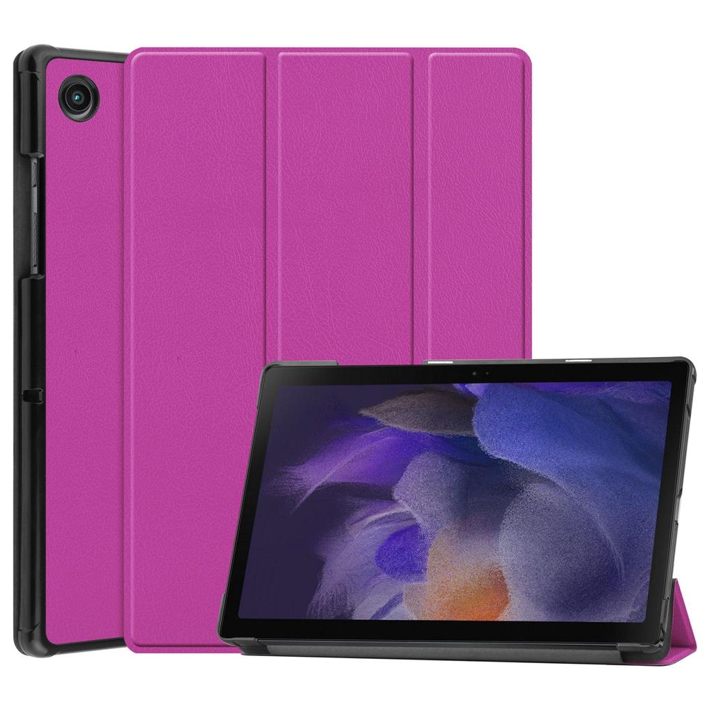 Funda para Samsung Tab A8 10,5 SM-X200/SM-X205, funda inteligente delgada de PU + cuero, función de encendido/apagado automático y soporte