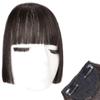 TEMPERIA Front Fake Bangs Hair Extensions For Women - Clip On Side Curtain Bangs Fringes Hair Extensions for Wedding - Cute Hair Accessories for Wo