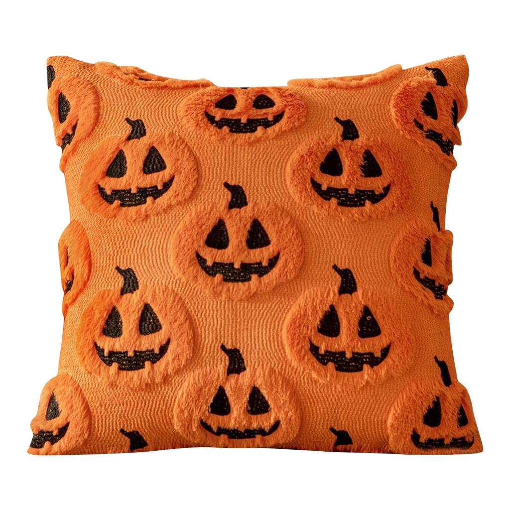 Halloween Printed Pillowcase Square Pillowcase Sofa Pillowcase No Core Comfortable Pillowcase