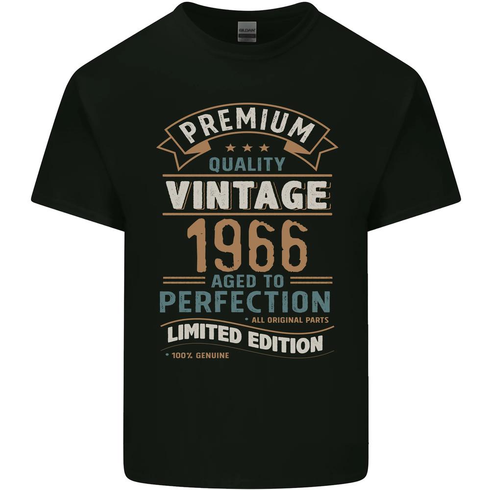 Premium Vintage 58th Birthday 1966 Mens Cotton T-Shirt Unisex T-Shirt XXL