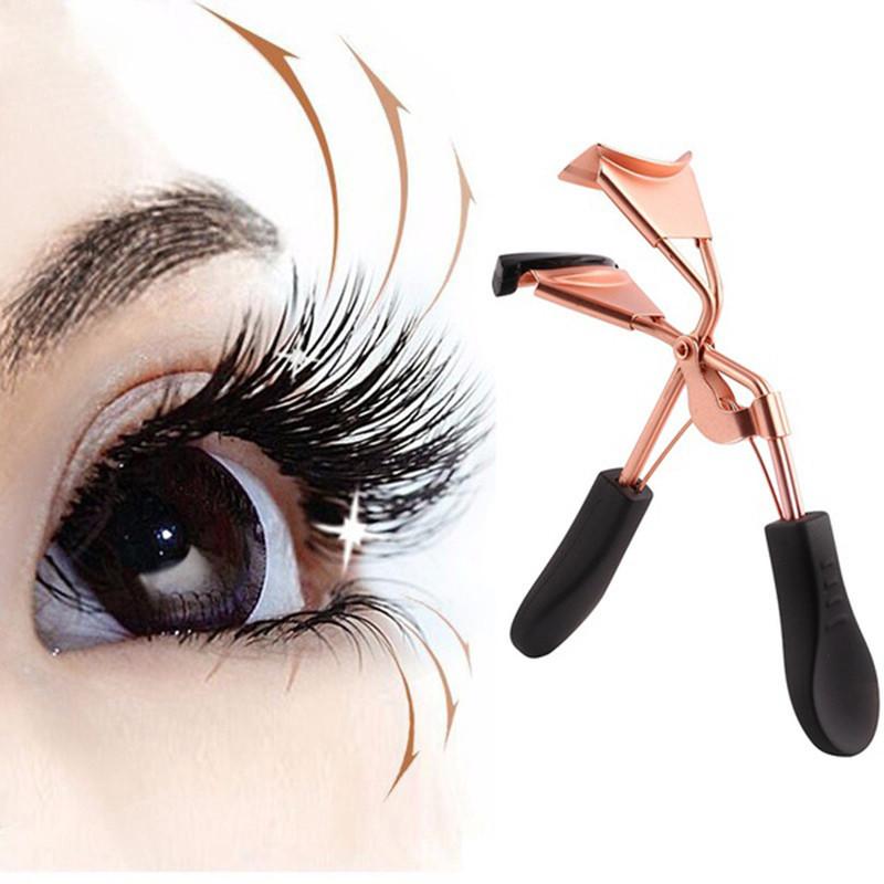 Elegant Rose Gold Professional Eyelash Curler For Effortless Eye-curling Results
