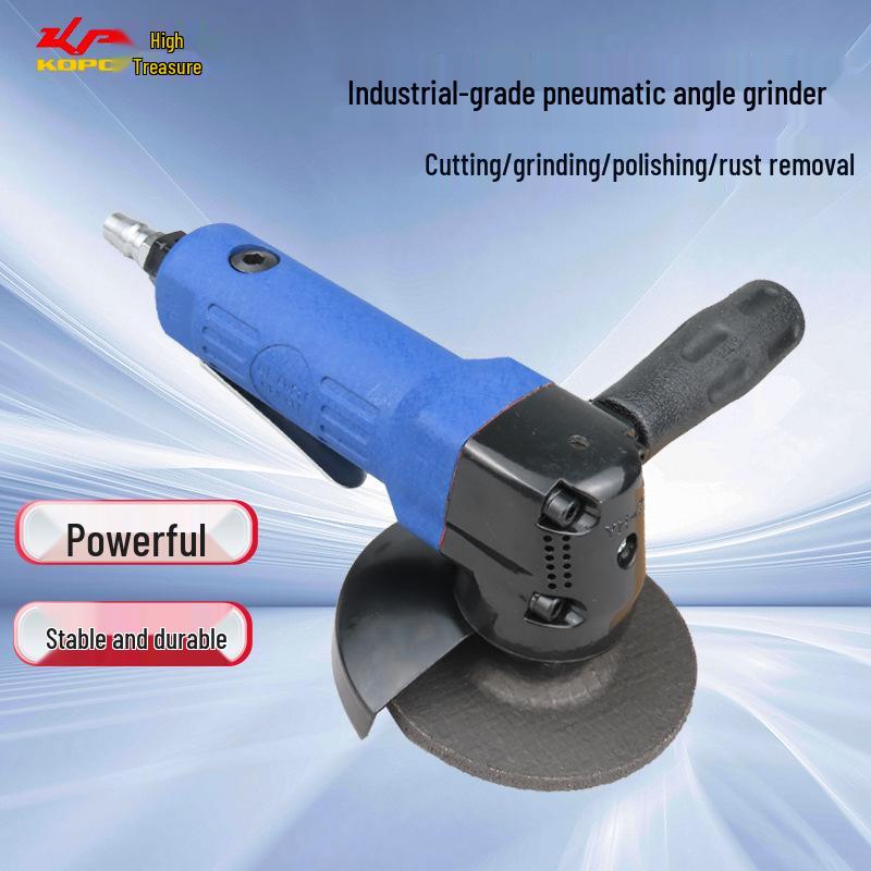 Gaobao 4" Air-Powered Angle Grinder and Polisher – 100mm Industrial-Grade Pneumatic Sander