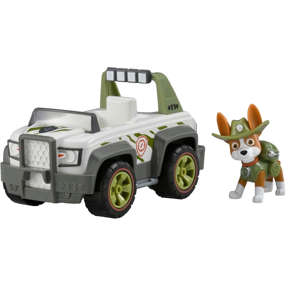 

Takara Tomy Paw Patrol Basic Vehicle with Figure Tracker Jungle Cruiser Toy