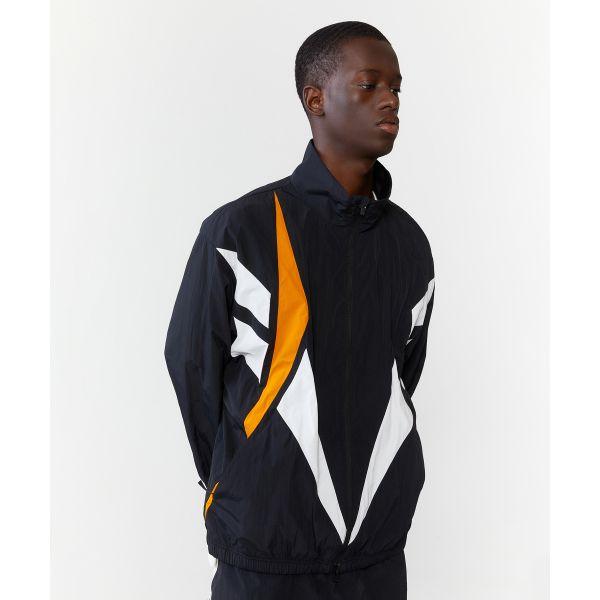 Reebok X Vector Collaboration Stand Collar Casual Long Sleeve Windbreaker Unisex Outerwear Black REJU4EJ30BK