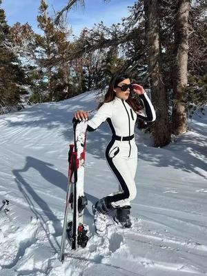 Lente Mode Ski Jumpsuit Serie En Warme Jumpsuit Set Voor Dames