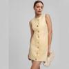 Elegant Summer Women's Dress with Slim Buttons and A Small Design