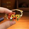 Portable Arts Crafts for Adults DIY Beaded Bracelet Making Kit, 3D Hummingbird Butterfly Fox Relaxing Hobbies Stress Relief Craft Beginner-Friendly