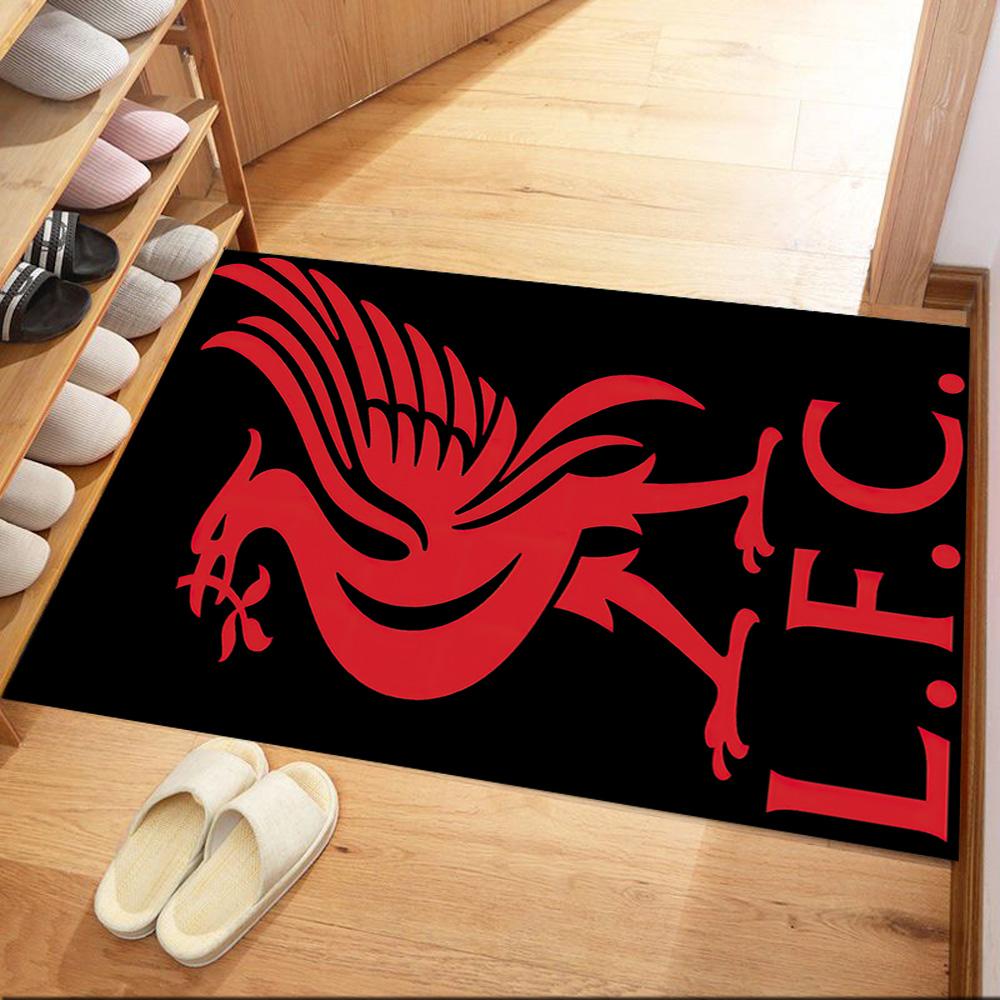 Liverpool Football Club Teppichdesign Für Eingangsbereich Küche Balkon Dekorieren Zimmer Rutschfester Teppich Dekorieren Büros