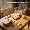 DIY Ukulele Kit Unfinished Instrument Playable for Beginners, Kids