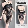 Sexy Underwear Women's Small Breast Suit Night Fan Perspective Cheongsam Antique Lace Uniform Seduction Sexy Pajamas
