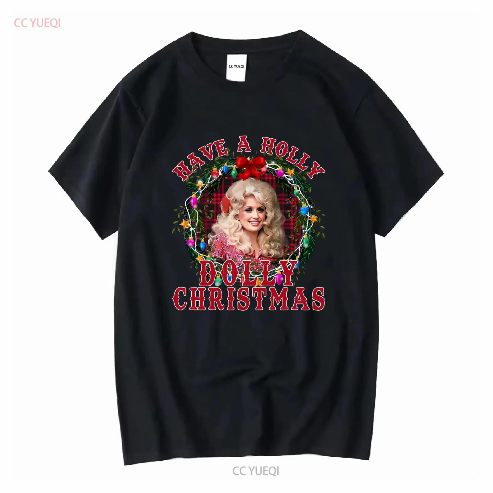 

SALE _Have A Holly Dolly Christmas T Shirt Parton SweaT vintage Washed Comfortable Casual streetwear designer clothes graphic XXXXXL чорний