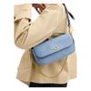 Coach Brook 24 Classic Logo Calfskin Shoulder Bag Medium Women's Blue