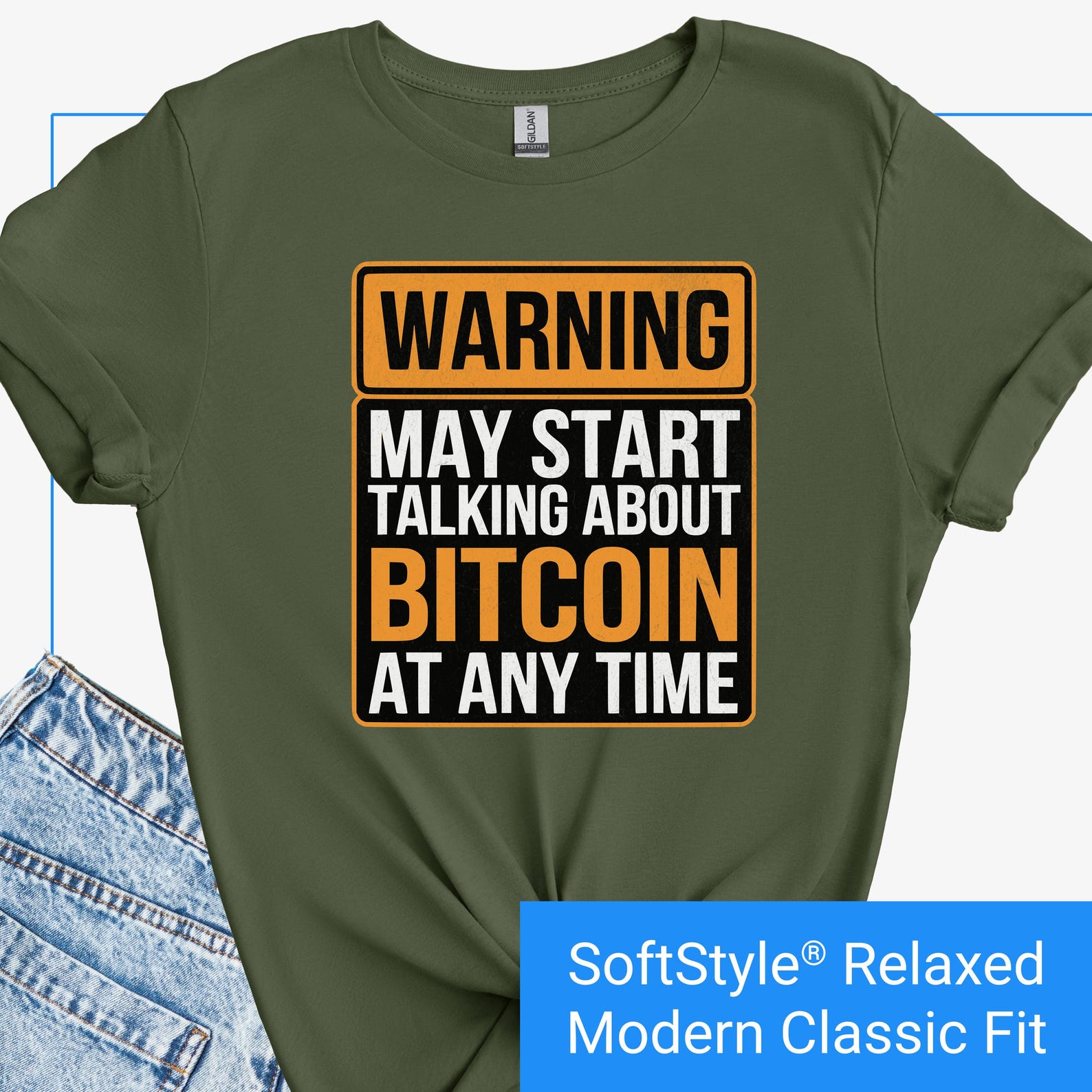 Retro Crypto T-Shirt, Funny Bitcoin Shirt, Bitcoin Humor Crypto Enthusiasts Tee, Crypto Fan T-shirt, Cool Crypto Shirt, Witty Warning L