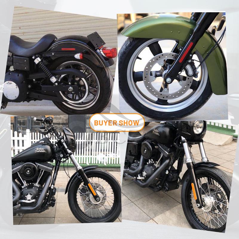 Harley 883 XL1200 Hinterradschutzblech mit Reflektorstreifen