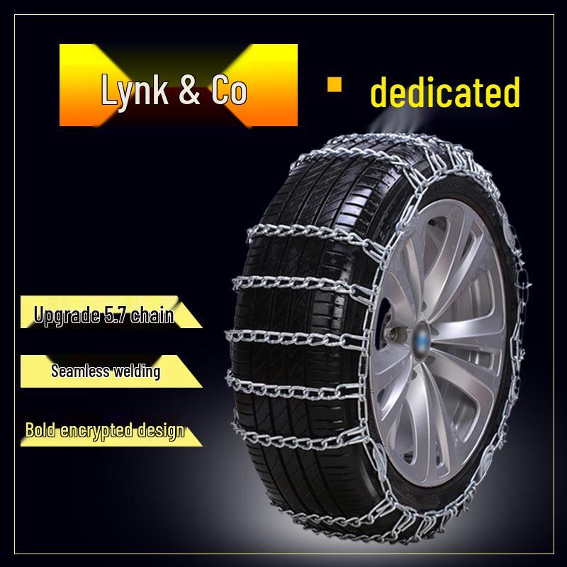 Lynk & Co 01/02/03 Snow Tire Anti-Skid Bold Iron Chains