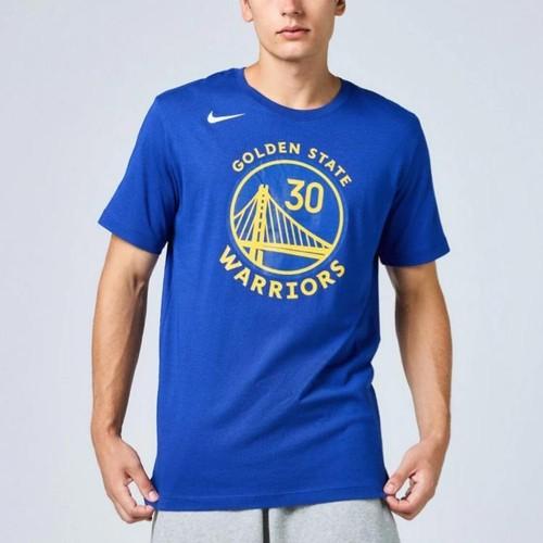 Nike Graphic Print Solid Color Pullover Short-Sleeve T-Shirt for Men, Blue