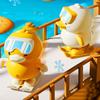 Jumping Snowsports Duck Wind Up Mechanical Toy With Dynamic Movement Safe For Children Creative Toy Pretend Play