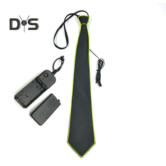 

Светодиодный светящийся галстук для мужчин и женщин, светящийся галстук, украшение для вечеринки, Хэллоуин, вечеринка, реквизит для косплея флуоресцентный зеленый