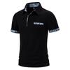 Lässiges Poloshirt für Herren, kurzärmelig, für Business, Arbeit, leicht, atmungsaktiv, Golf-Shirts, normale Passform, T-Shirts mit Kragen für Männer, Sommer-T-Shirts